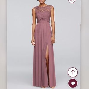 David’s bridal bridesmaid dress